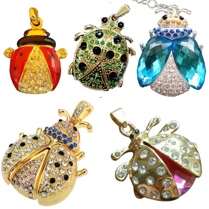 Metal Insect Jewelry Beetle USB Drive