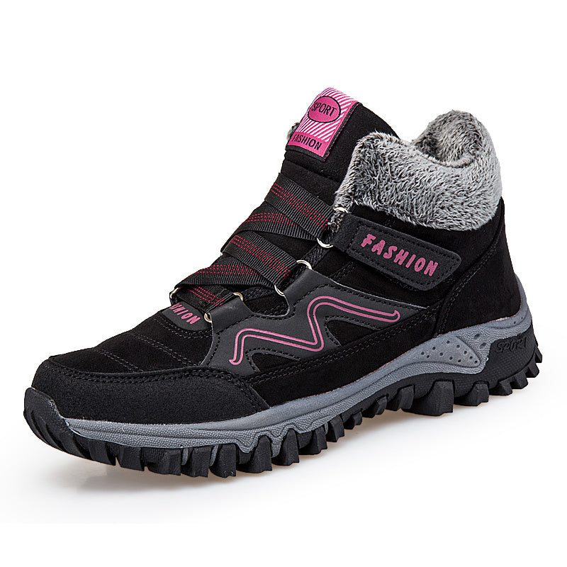 Outdoor Snow Plus Velvet Warm Women's Cotton Shoes