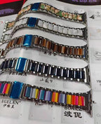 Color Resin Stainless Steel Metal Strap For Samsung Huawei 22Mm