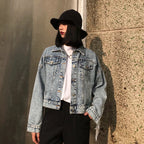 Fringed Denim Jacket Women'S Short Loose Top