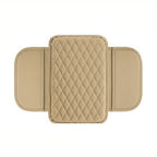 Car Armrest Box Reinforced Pad With Side Storage Bag