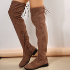 Plus Size Boots Women Over The Knee High Top Martin Boots