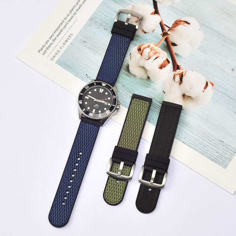 Fashion Minimalist Smart Watch Nylon Silicone Strap