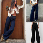 Early Autumn Mid Waist All-matching Straight Pants