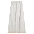 Tea Gray Flared Jeans Women's High Waist Slimming Bootcut Pants