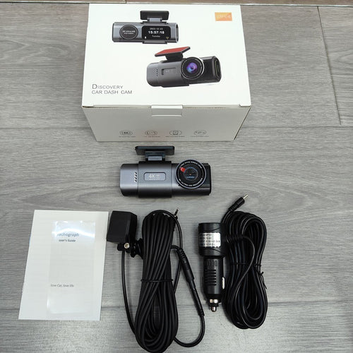 4K Dual Lens Driving Recorder HD Ultra Wide Angle Night Vision WiFi Front And Rear Dual Recording GPS Vehicle Recording