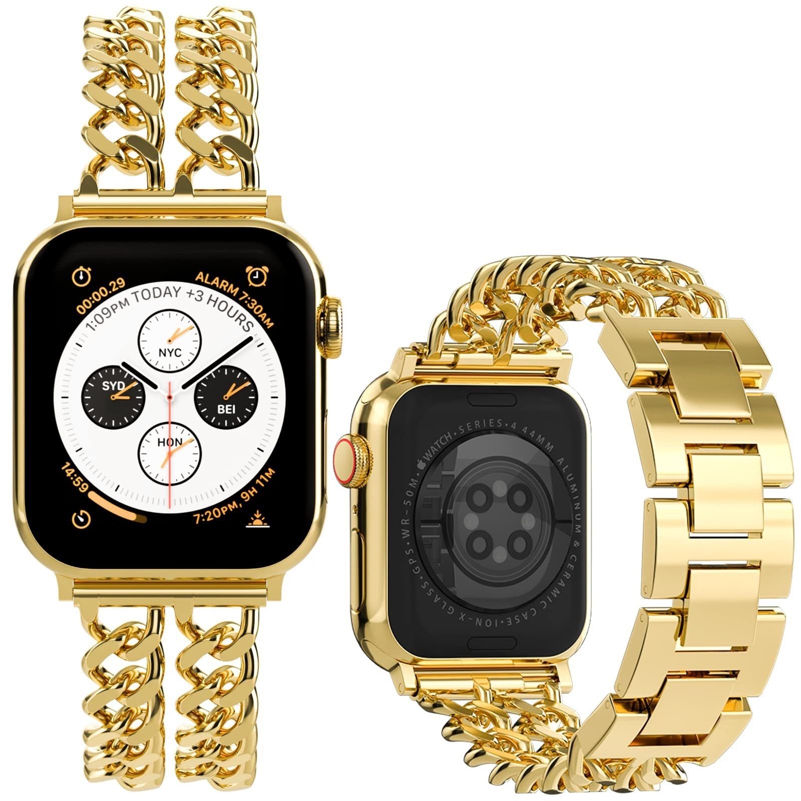 Stainless Steel Metal Strap Denim Chain Wrist Strap